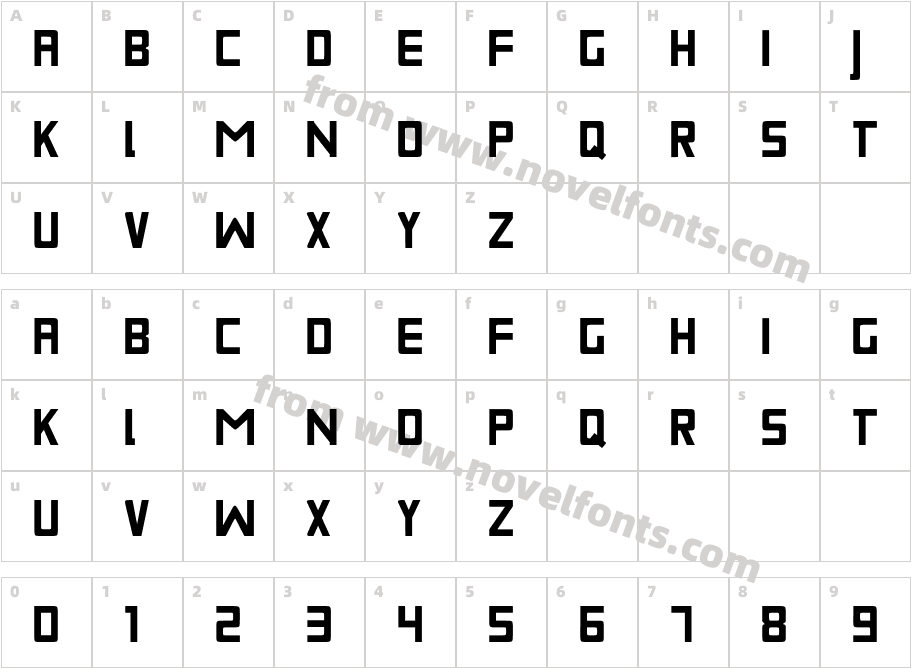 HOPECharacter Map