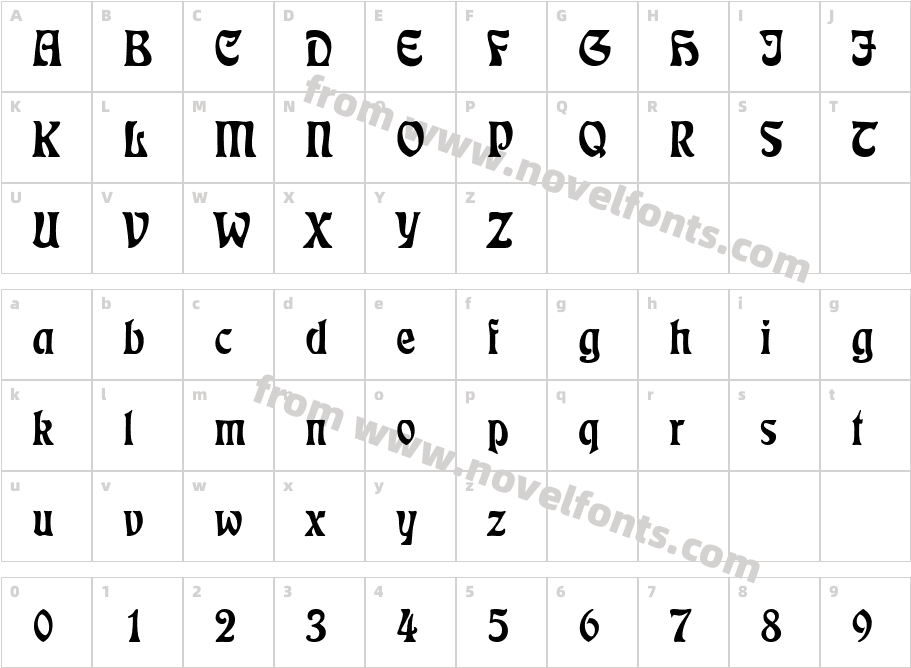 HP EckmannCharacter Map