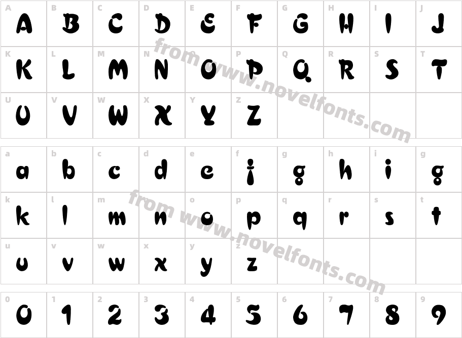 HP FranceCharacter Map