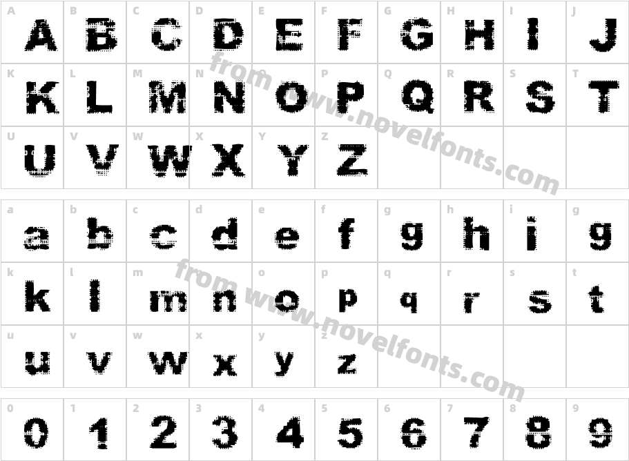 HP Ma TuyCharacter Map