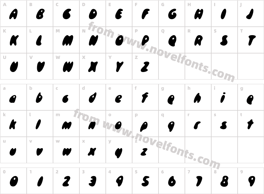 HP Siu BlackCharacter Map