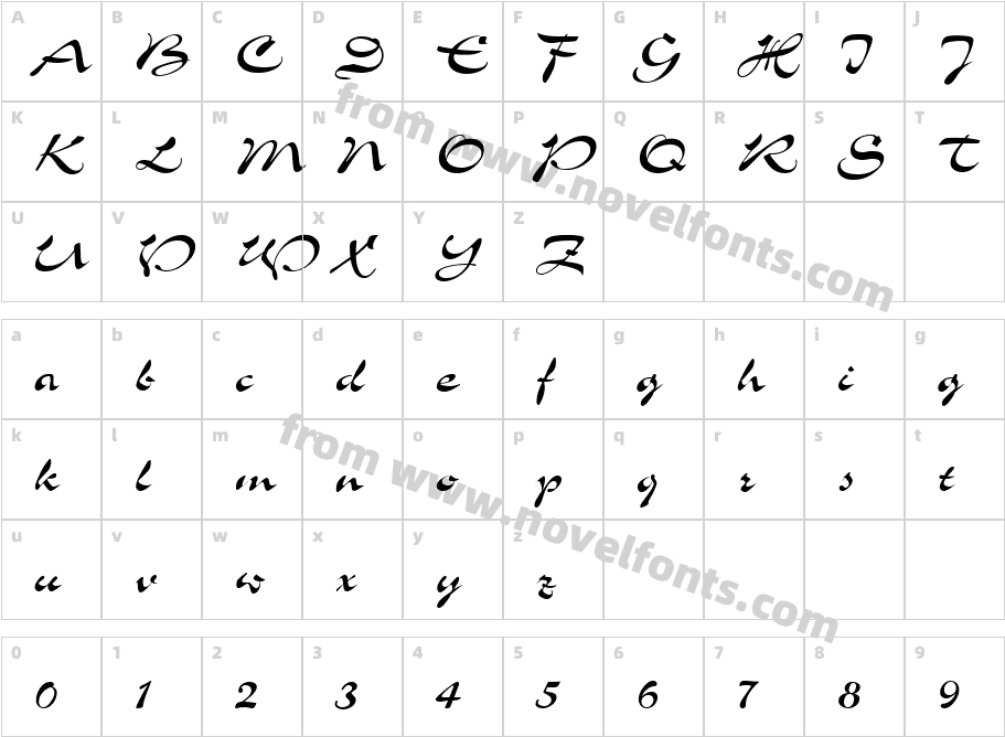 HP SloganCharacter Map