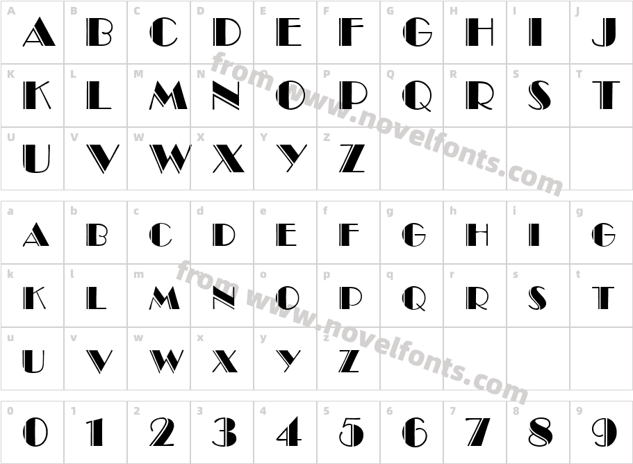 HP TopCharacter Map