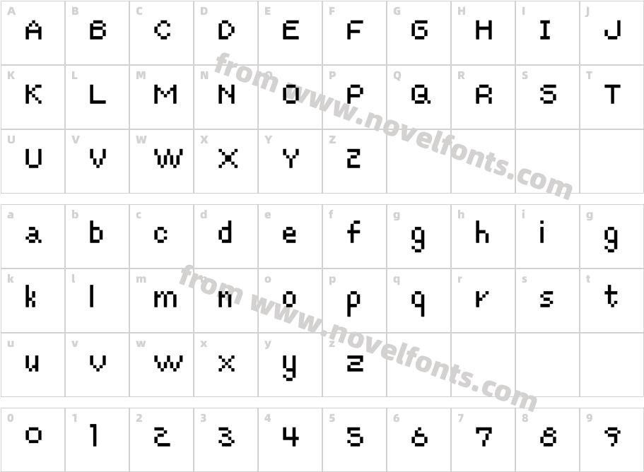 HUWebSome09Character Map