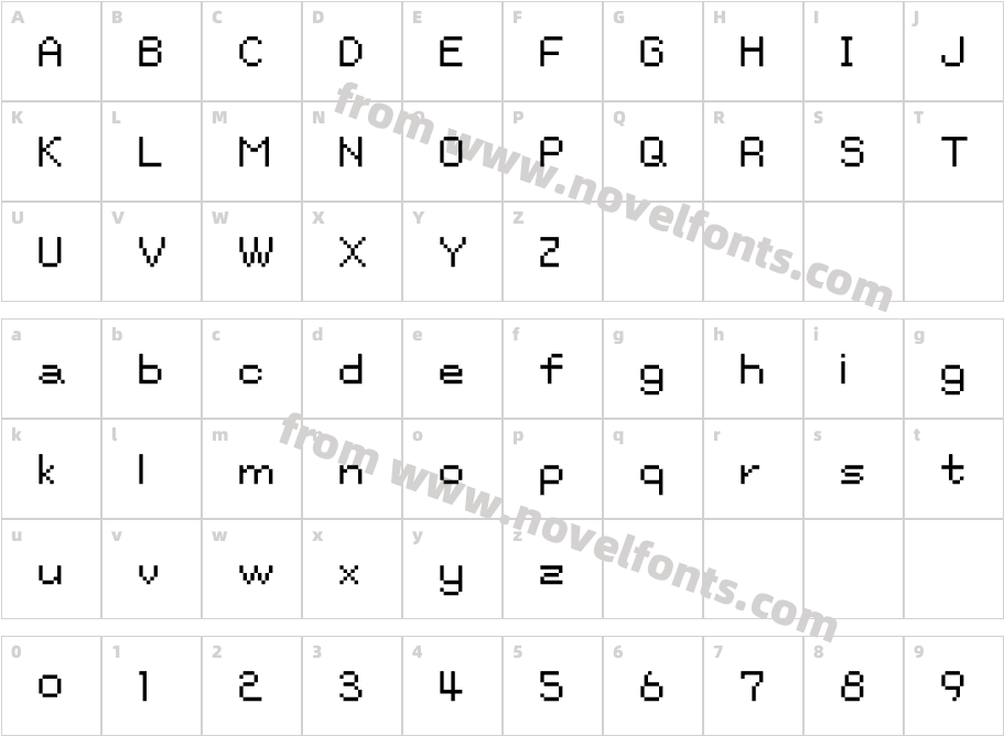 HUWebSome12Character Map