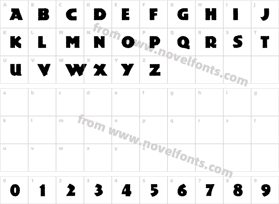 MagazinCharacter Map