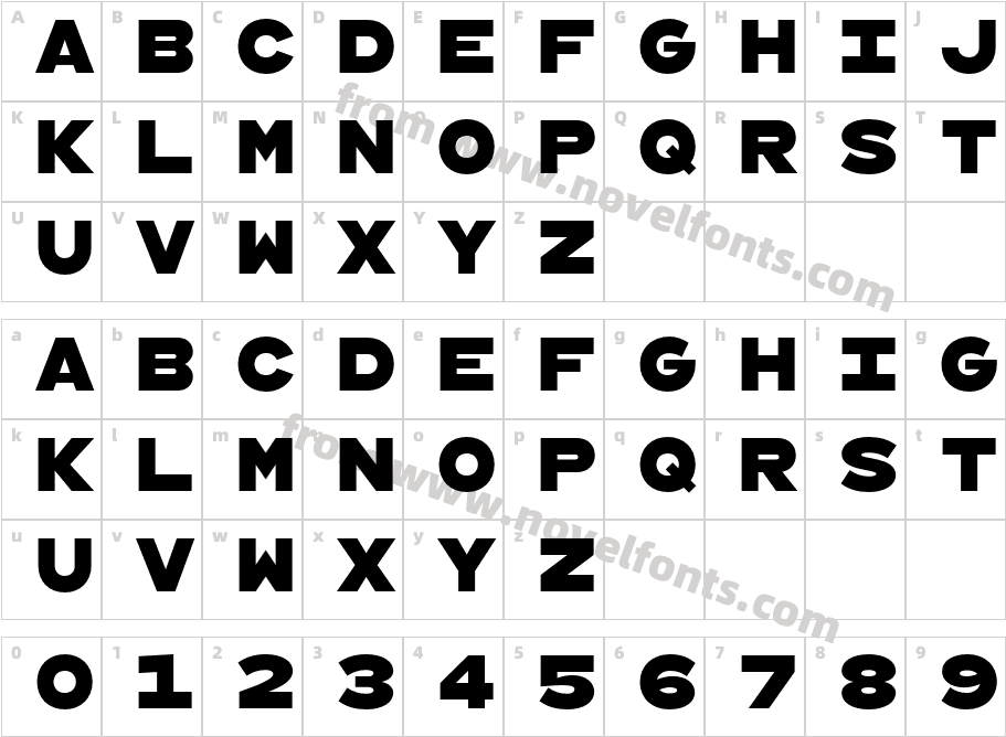 HWT Konop 12 LineCharacter Map