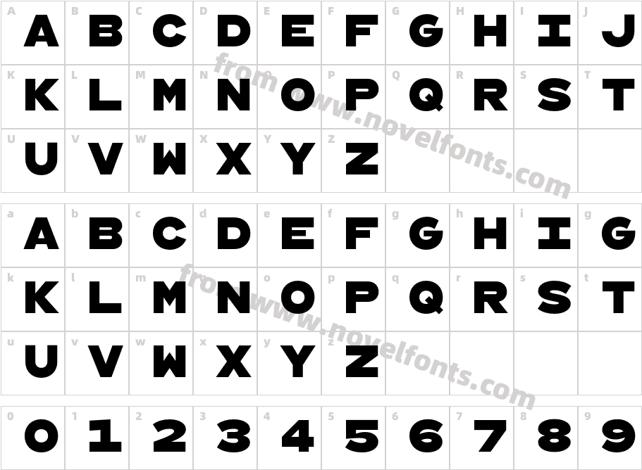 HWT Konop 8 LineCharacter Map