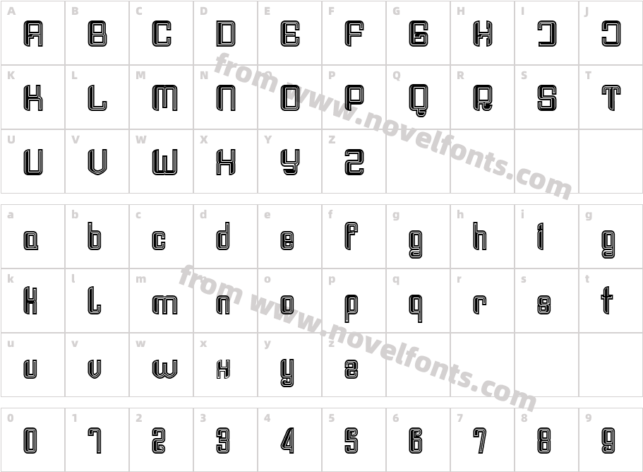 Haike colCharacter Map
