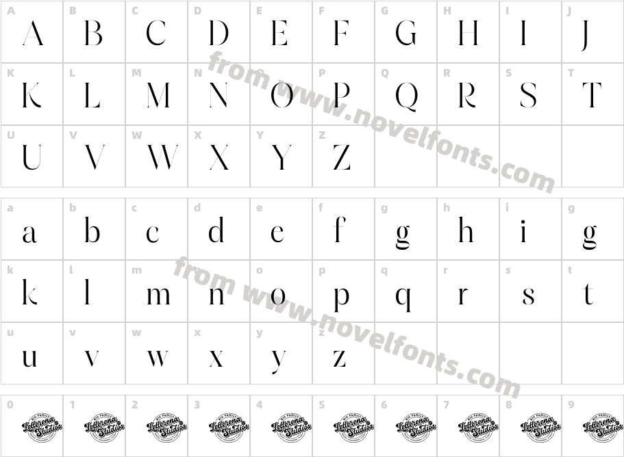 Hamster DEMO VERSIONCharacter Map