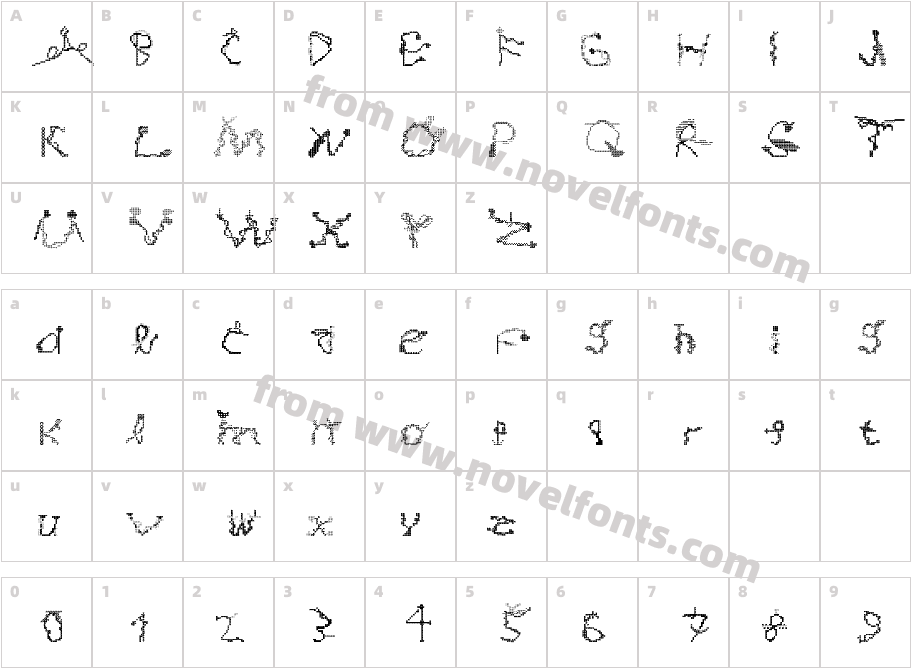 Magicial Game RegularCharacter Map