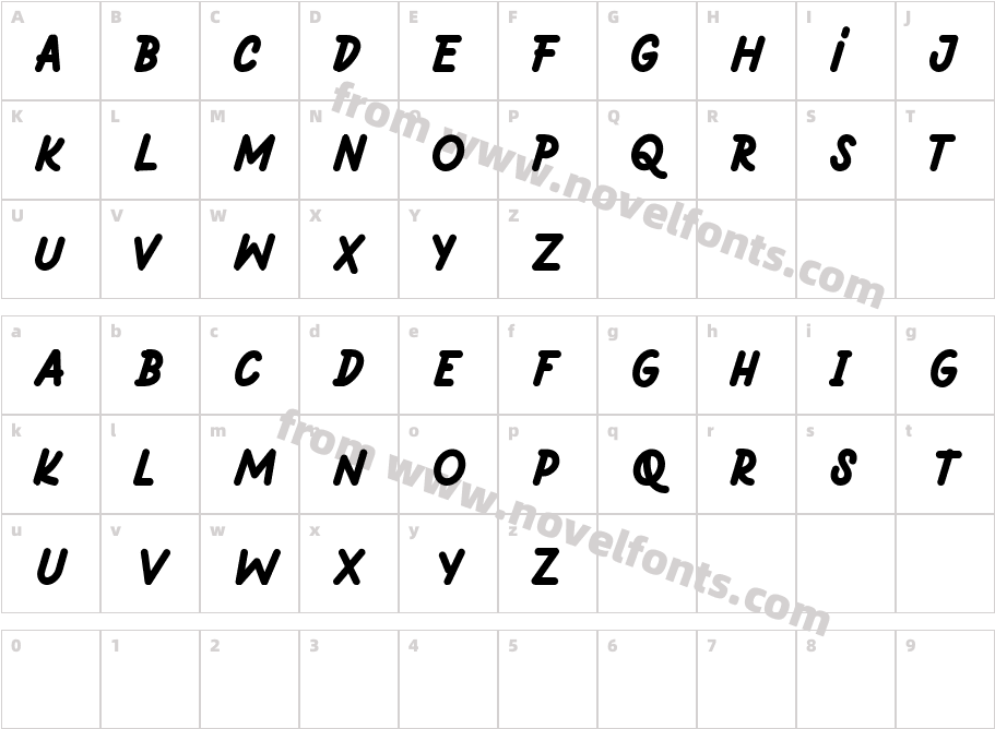 Hantari FREECharacter Map