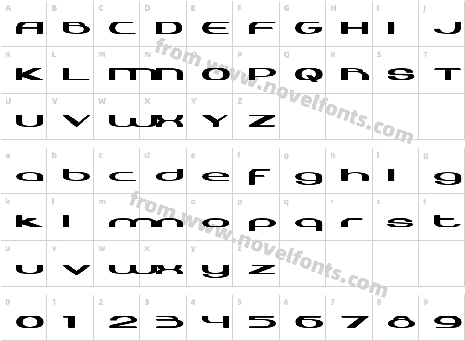 Harabara NeoCharacter Map