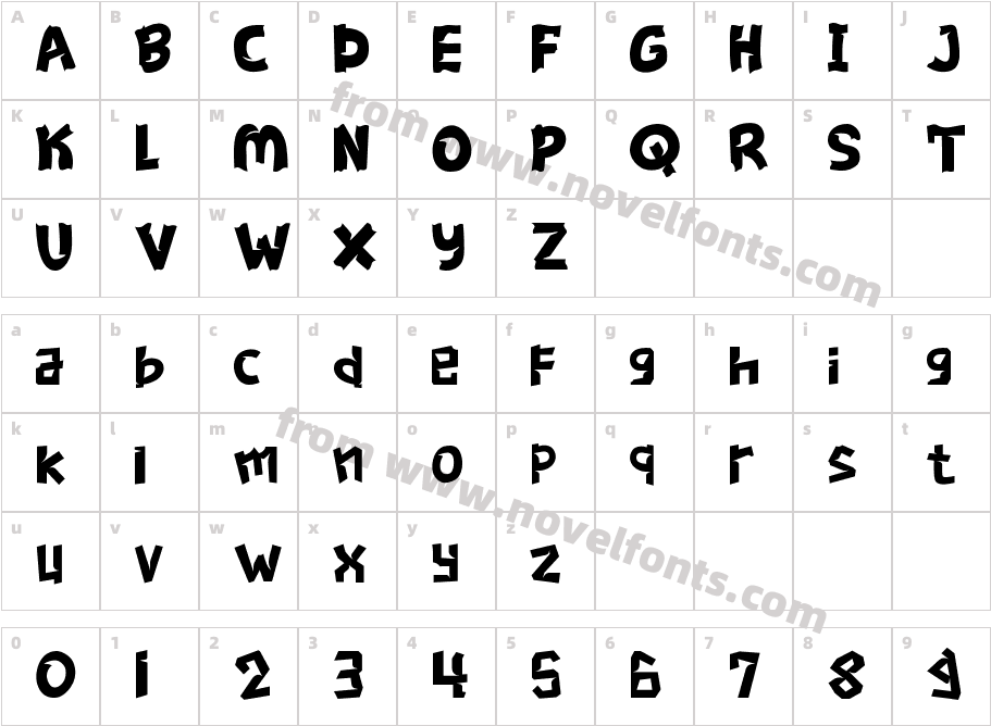Harderdor BlackCharacter Map