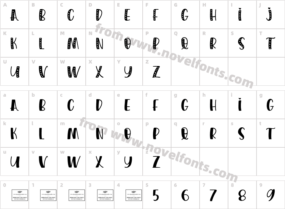 HarmonizeCharacter Map
