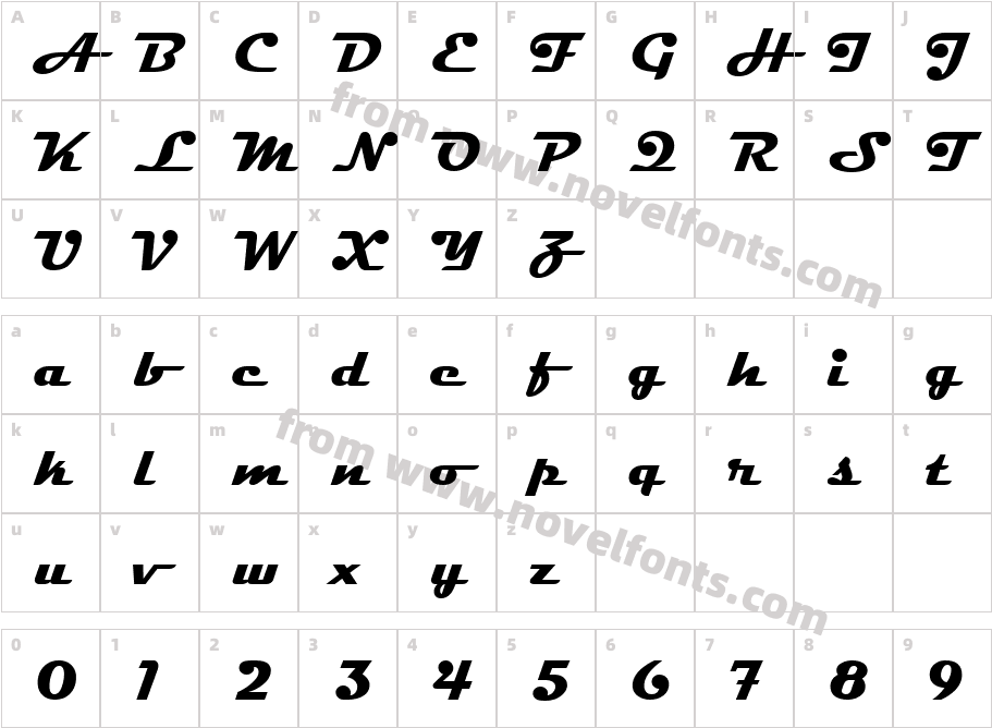 MagnetoCharacter Map