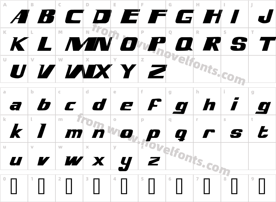 Magnump.i.Character Map