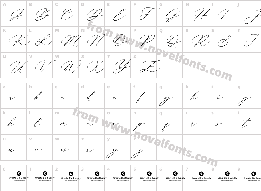 Hellow ScriptCharacter Map
