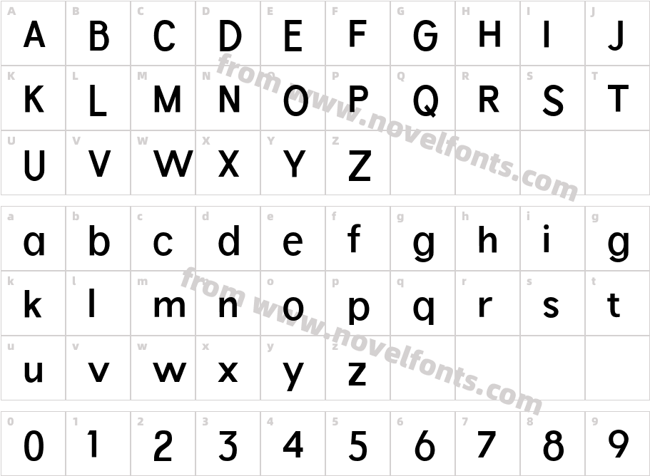 Hempa Sans SemiboldCharacter Map