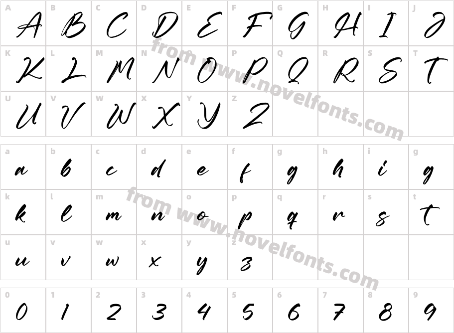 Maison VictoryaCharacter Map