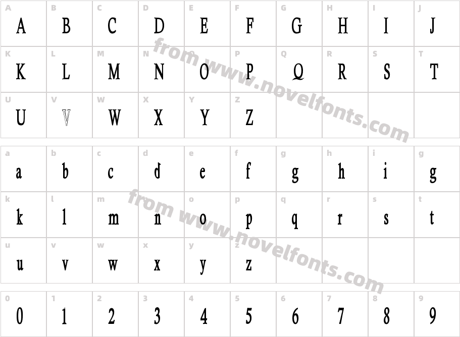 Heulgeul Bold BoldCharacter Map
