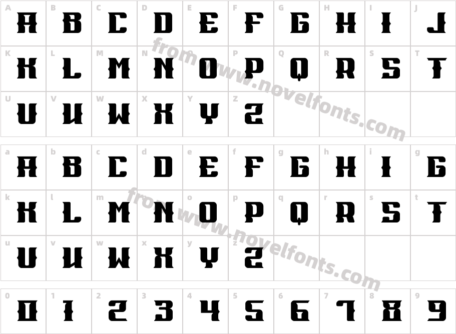 Hidrox Sport RegularCharacter Map