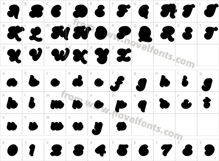 Hindya Extrude RegularCharacter Map