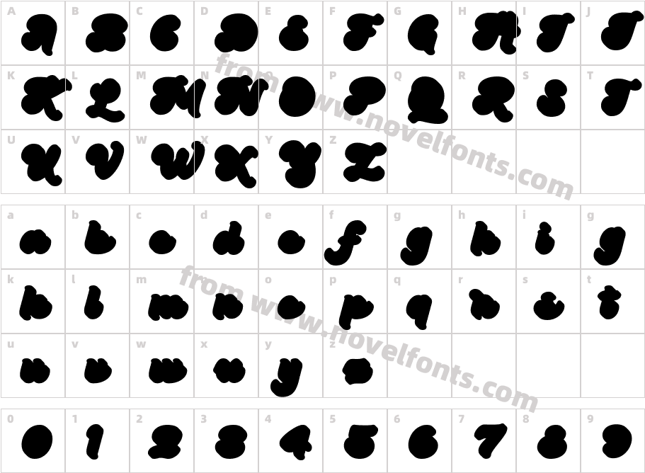 Hindya Extrude RegularCharacter Map