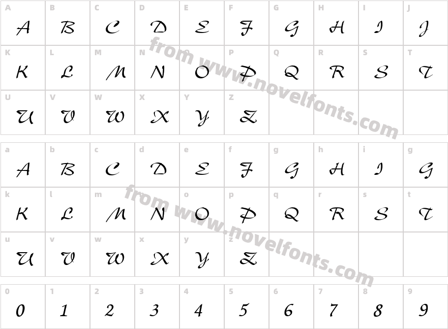 HmuOanCharacter Map