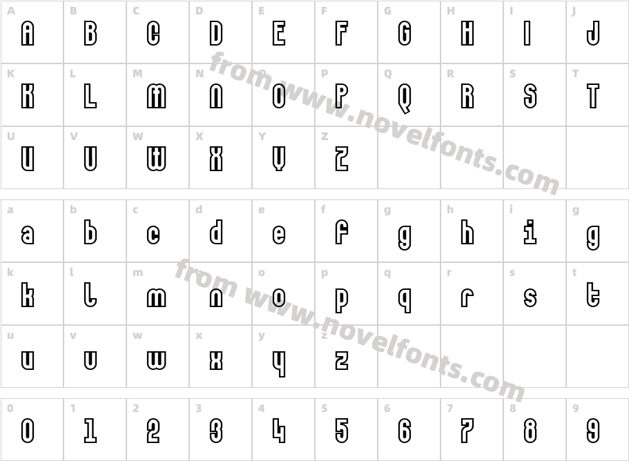 MakushkaKonturaCharacter Map