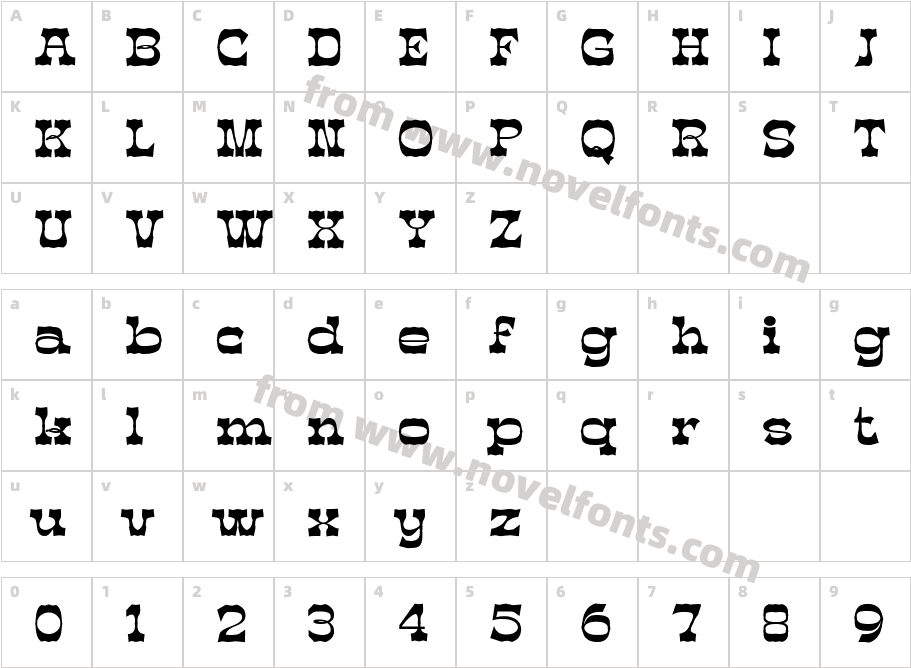 Horseboy Hat RegularCharacter Map