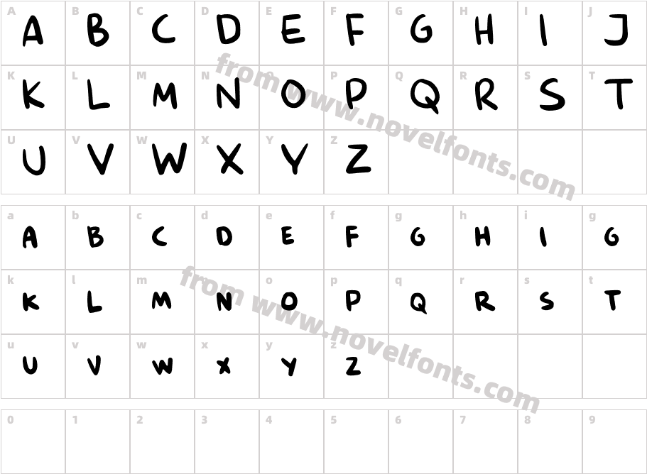 Malin Kundang[Demo]Character Map