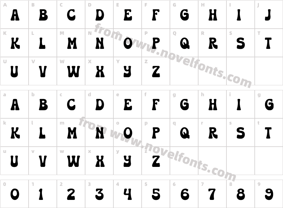 HustonCharacter Map