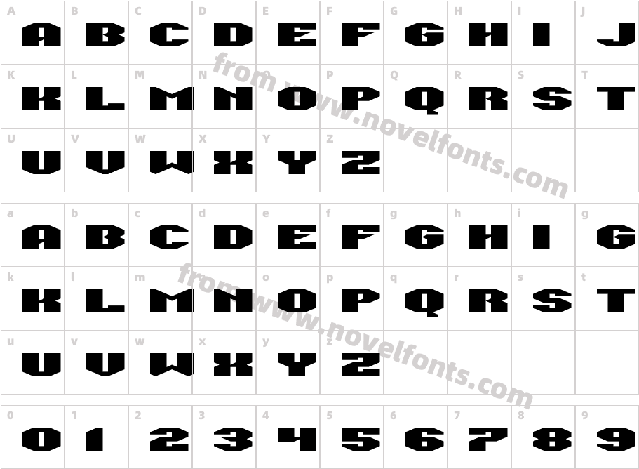 Man FluCharacter Map