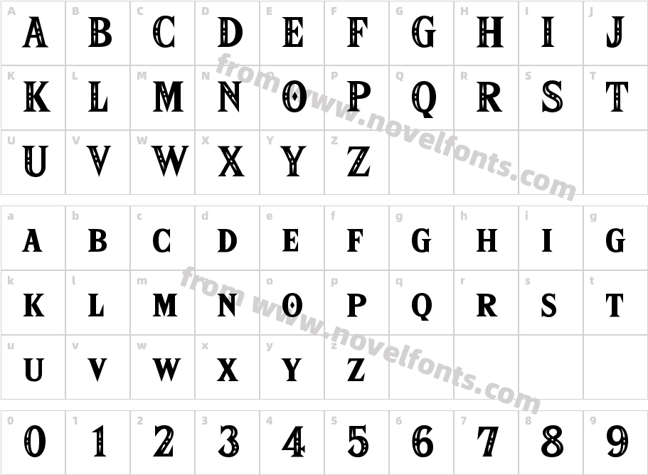 Hylia Serif Beta RegularCharacter Map