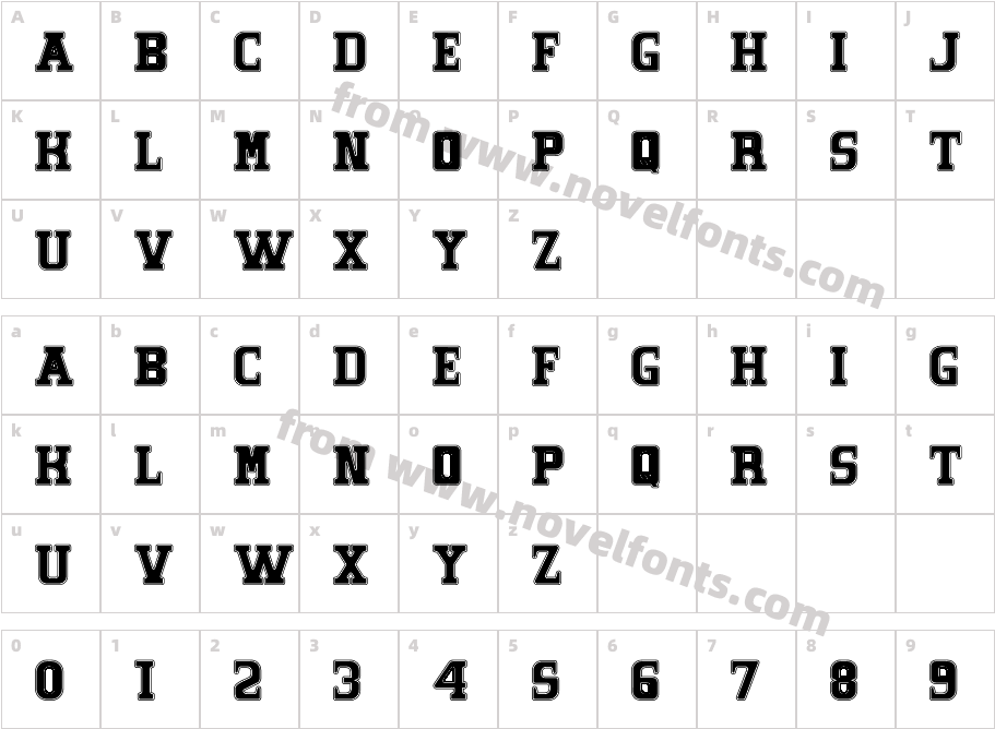 Hyper TourCharacter Map