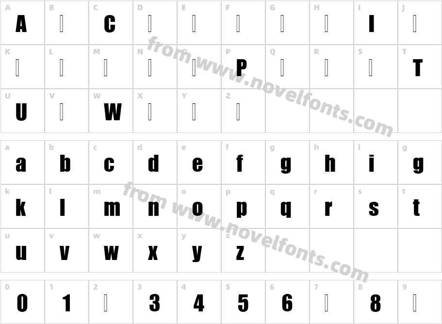 ImpactURWD BolCharacter Map
