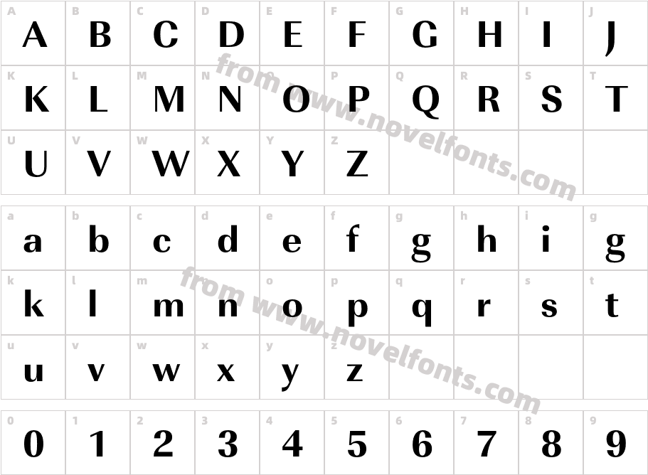 ImperialURW Ext BolCharacter Map