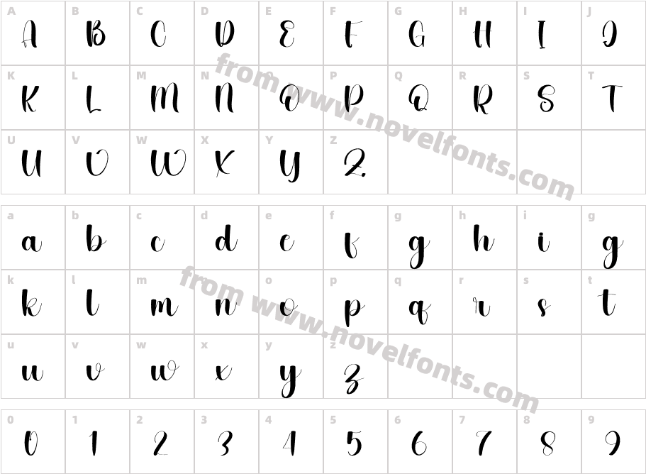 Inline RegularCharacter Map