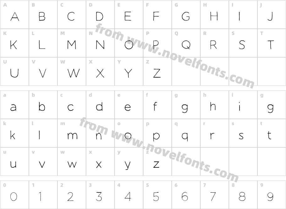 Manhattan HandCharacter Map