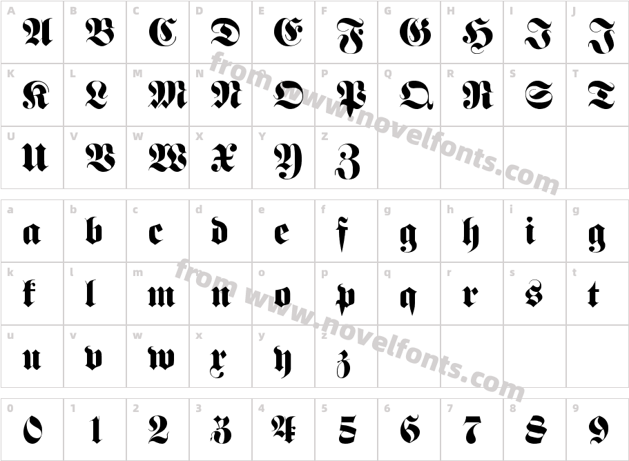 ManorlyCharacter Map