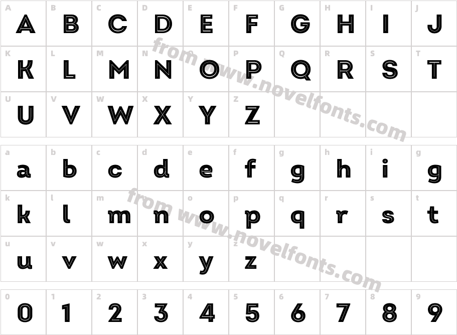 Intro Trial Black InlineCharacter Map