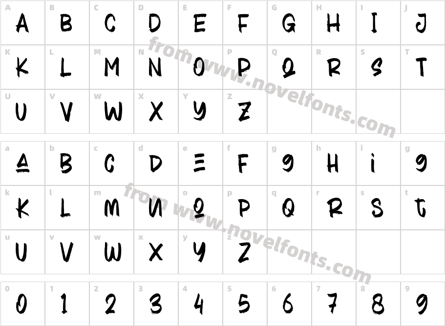 Iron Jarvis Personal UseCharacter Map