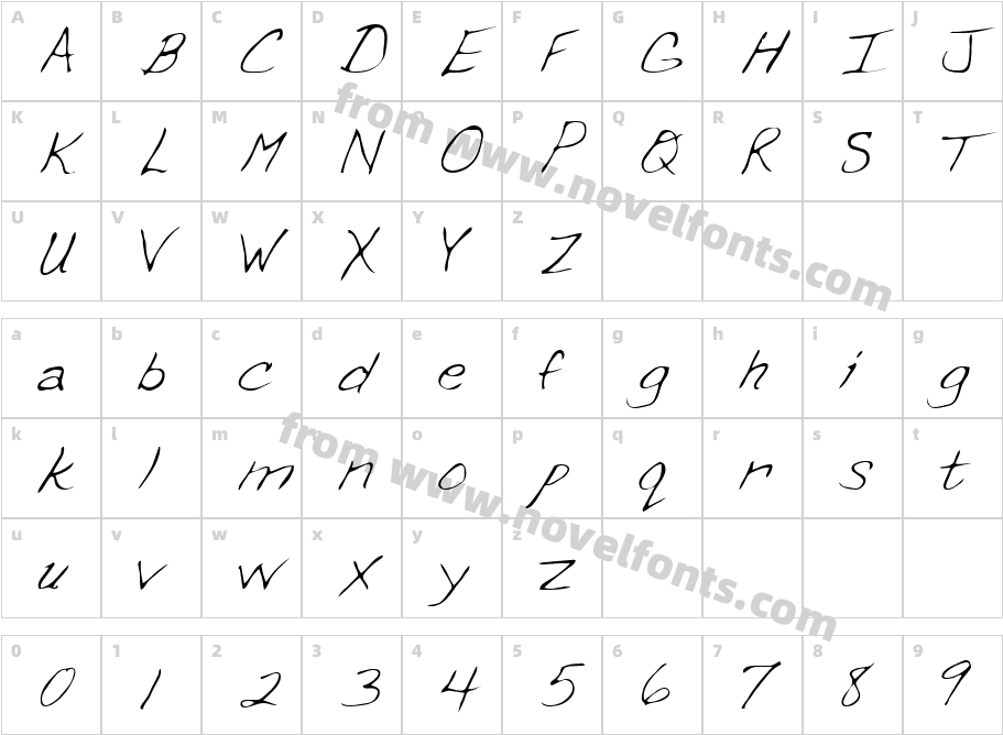 Isaac RegularCharacter Map