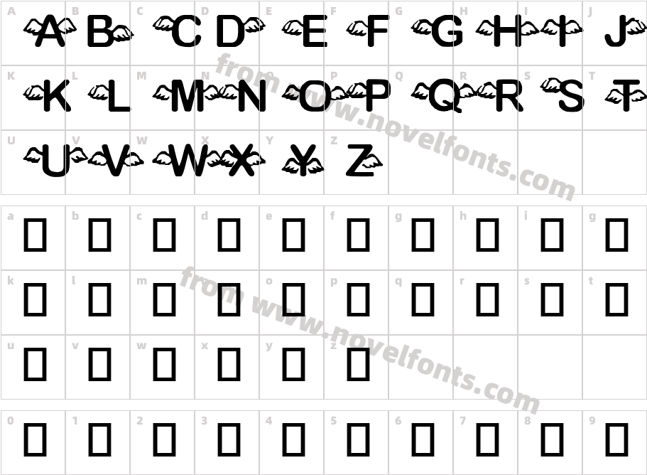 Angel LustCharacter Map