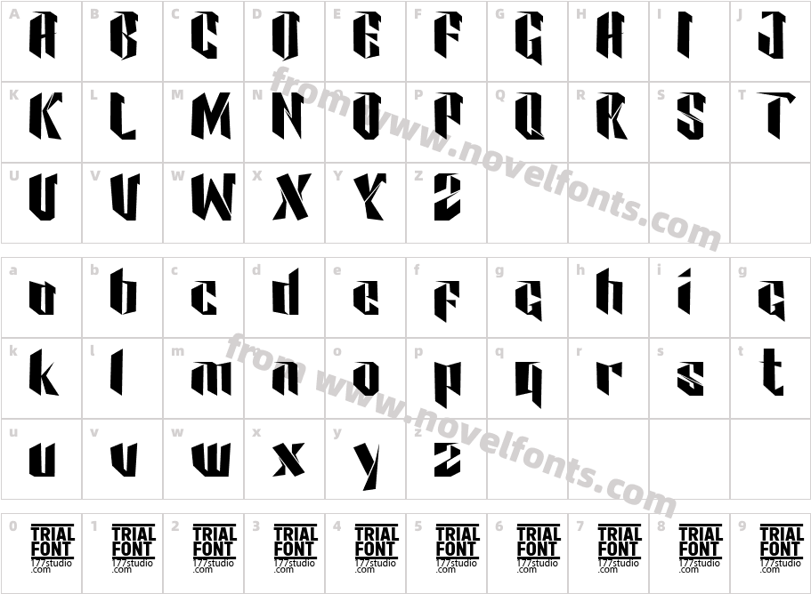 JACKSON EXPRESS DEMO BOLDCharacter Map