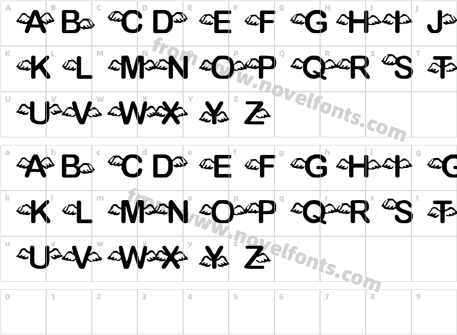 JI KitschCharacter Map