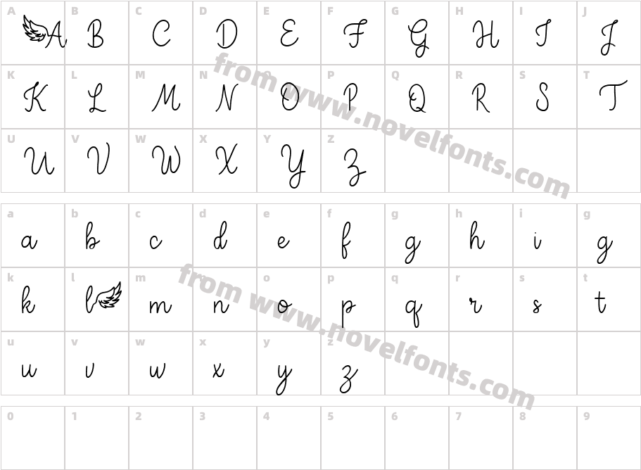 Angel demo RegularCharacter Map