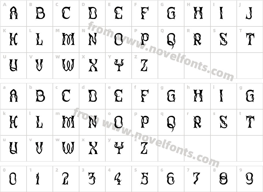 JMH Tiamat RegularCharacter Map