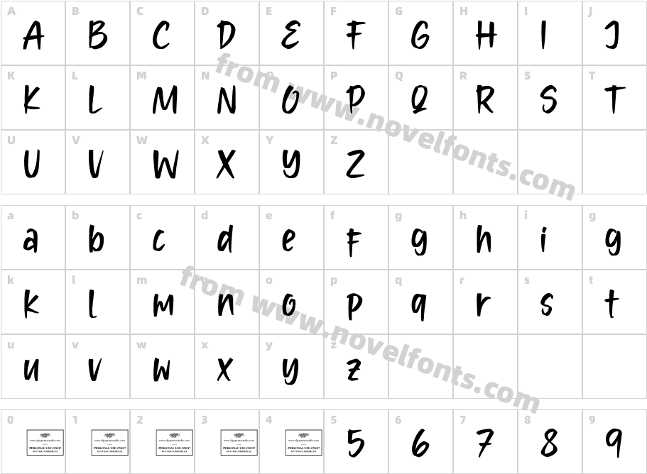 MarakoCharacter Map